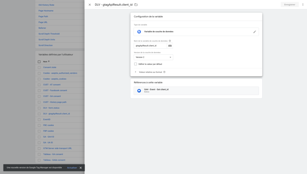 Comment créer une propriété utilisateur dans Google Analytics 4 (GA4) avec Google Tag Manager ? 4