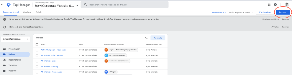 Comment installer (configuration initiale) Google Analytics 4 (GA4) avec Google Tag Manager ? 9