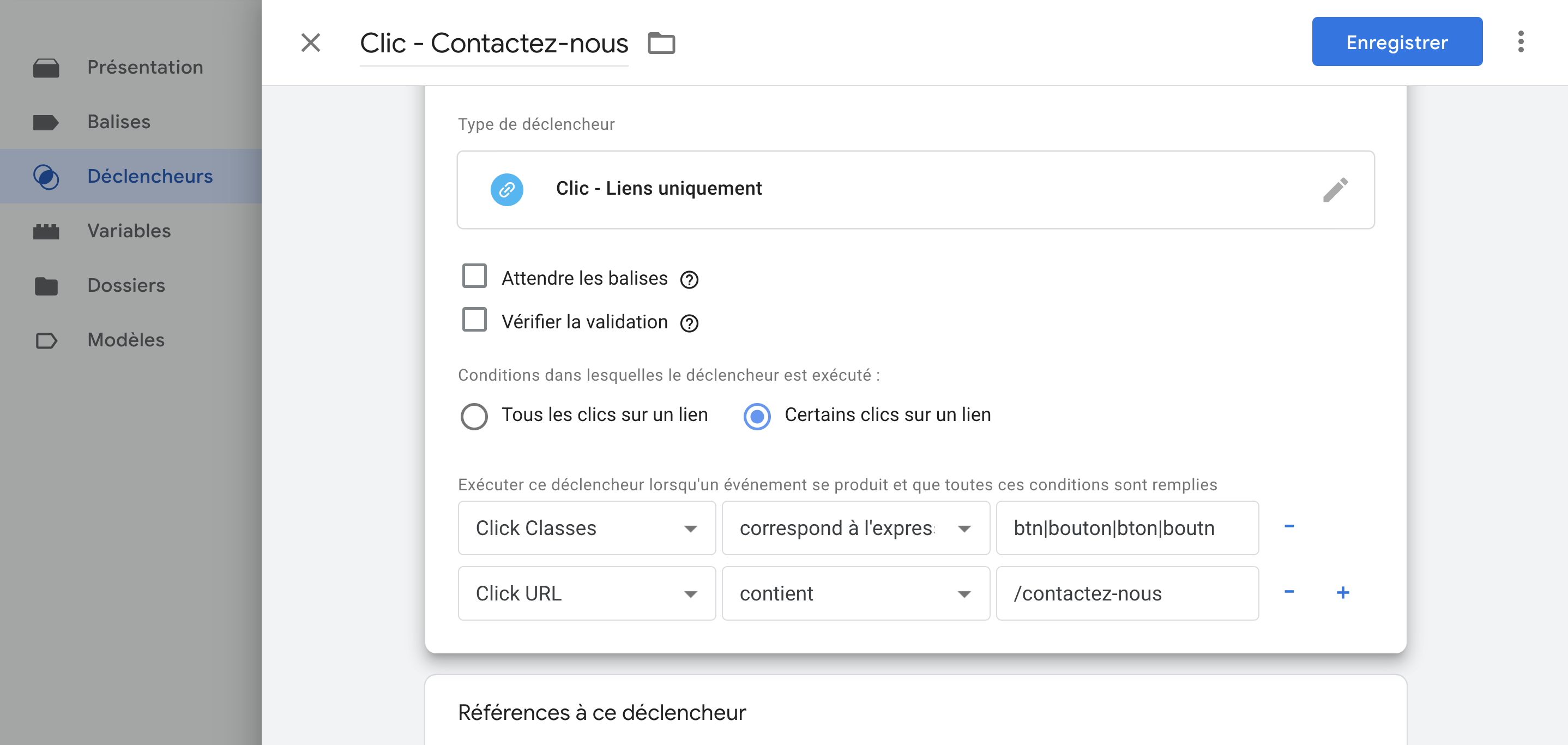 Comment utiliser les regex dans un déclencheur sur Google Tag Manager ?