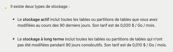 Coût de la visualisation des données GA4 avec BigQuery et Looker Studio